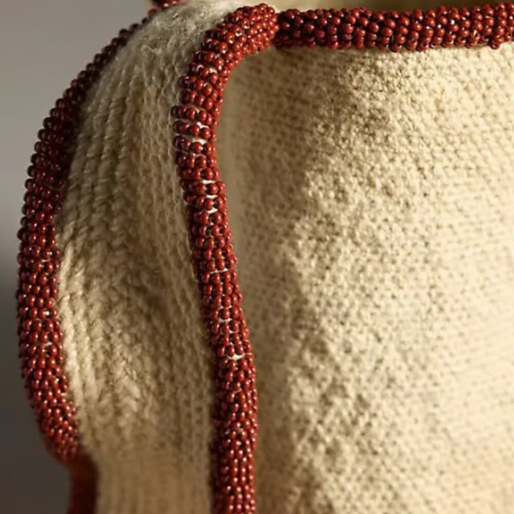 Soraya Hennessy Handmade Multicolor Beaded Bucket Bag - NWOT - Picture 4 of 4